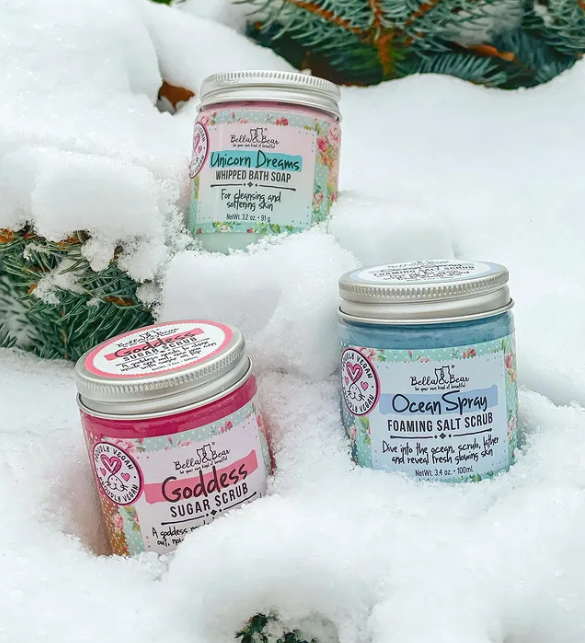 Goddess Sugar Scrub, Body Scrub Mini | Gift | Travel Size